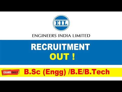 EIL Recruitment 2020 Out || 102 Executive Vacancy || Notification Details