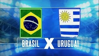 Chamada Globo - Brasil X Uruguai Dia 2303 - Eliminatórias Da Copa Do 2018