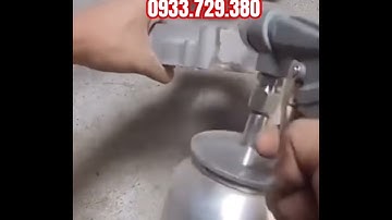 Súng phun cát dạng bình - dạng dây - vệ sinh chất rỉ sét #dongheminhanh #donghai