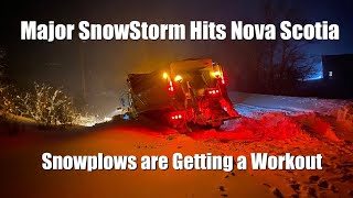 Nova Scotia's RECORD BREAKING STORM~ Snow Plowing