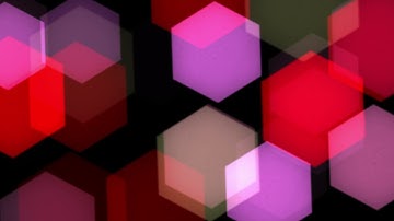 [Free Video] Hexagon Bokeh pink animation 10minutes HD