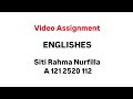 Englishes assignment video