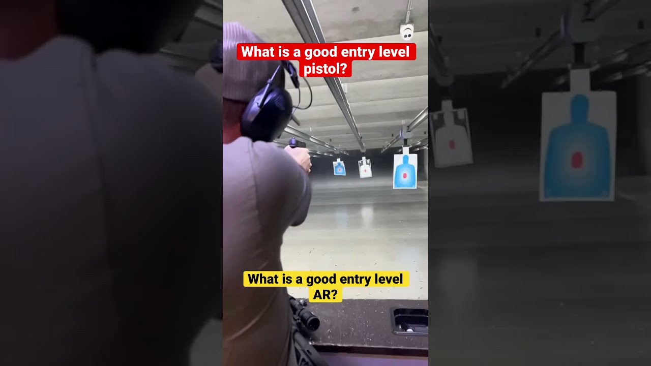 Entry level Pistol & AR15. What is a good entry level 9mm pistol, and AR15?