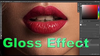 Lips Gloss Effect In Photoshop 2022 screenshot 2