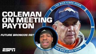 Jonah Coleman calls meeting w/ Sean Payton the HIGHLIGHT of his draft process | The Rich Eisen Show