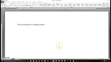 Hanging Indent