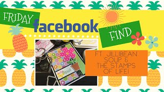  Friday Facebook Find: Jillibean Flower Pot Card featuring The Stamps of Life