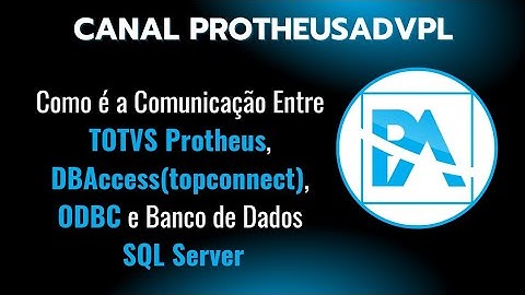 Como é a Comunicação Entre TOTVS Protheus, DBAccess(topconnect), ODBC e Banco de Dados SQL Server