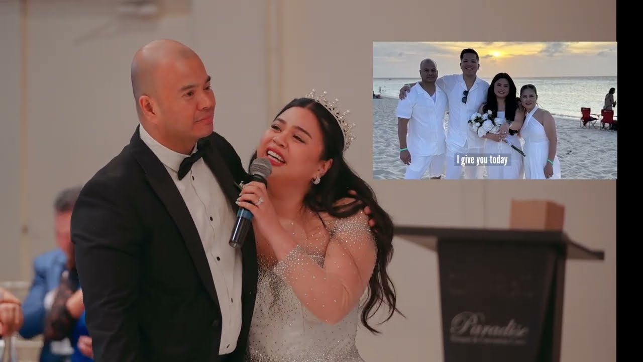 Bride Singing "GIVE ME AWAY" For Her Dad On Her Wedding Day