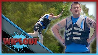 Stunt Man Doctor X Takes On The Wipeout Course Wipeout