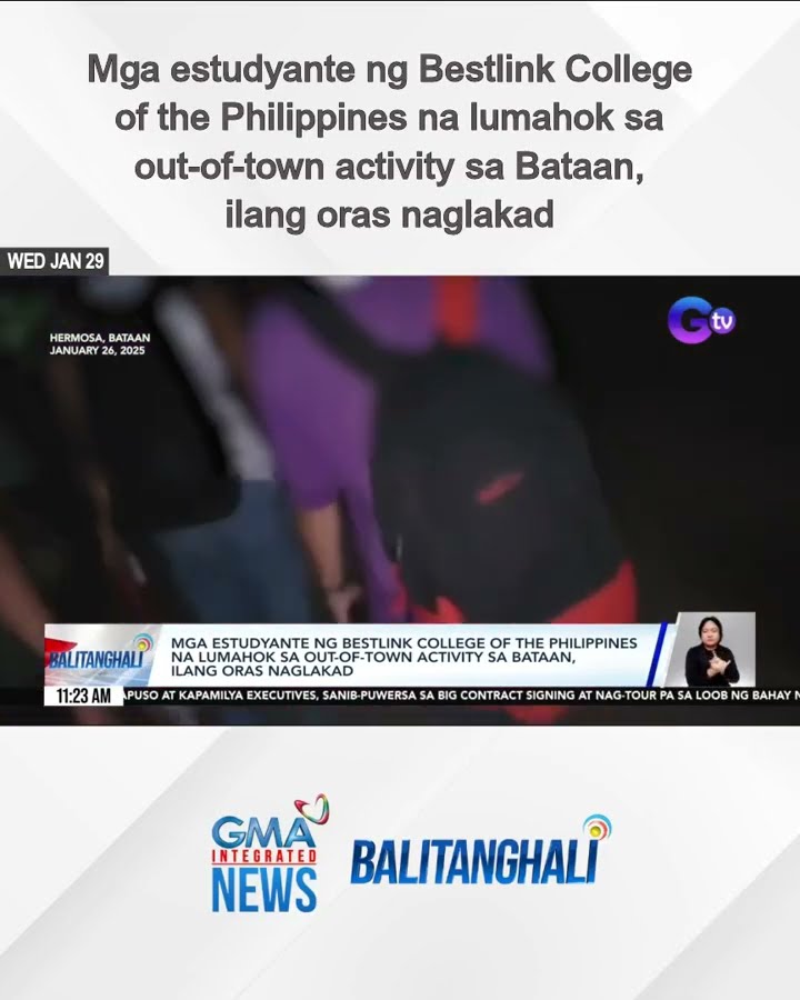 Mga estudyante ng Bestlink College of the Philippines na lumahok sa... | Balitanghali