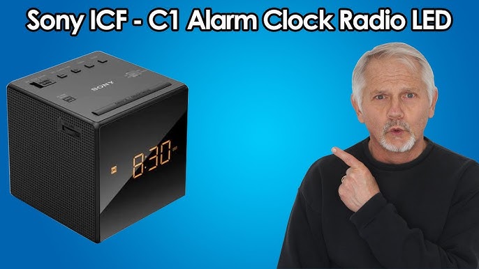 SONY ICF-C1 FM/AM Clock Radio - Unboxing and Review - Do not buy till you  see this,description too - YouTube