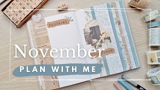 November 2022 | Plan with me | Bullet Journal Setup  Petals & Waterfall