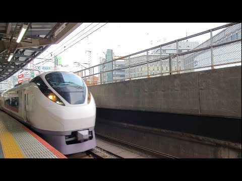 新橋駅12:45通過「E657系K4編成 特急ひたち10号 品川行き」