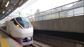 新橋駅12:45通過「E657系K4編成 特急ひたち10号 品川行き」