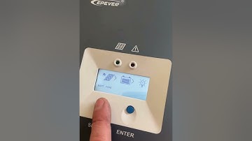 Epever Battery selection in mppt controller#solarpower #epever #solarsystem #youtubeshorts