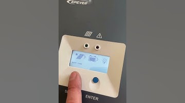 Epever Battery selection in mppt controller#solarpower #epever #solarsystem #youtubeshorts