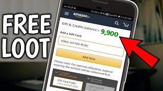 AMAZON is giving 10,000 Rs Gift voucher for Free! LOOT LO