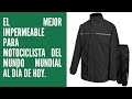 El mejor impermeable para motociclista del mundo mundial al día de hoy.