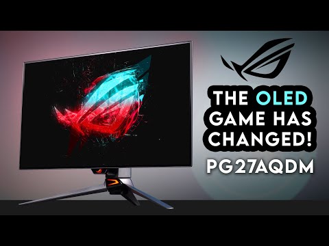 أنت بحاجة إلى هذه الشاشة!  |  شاشة الألعاب ASUS ROG SWIFT OLED PG27AQDM |  27