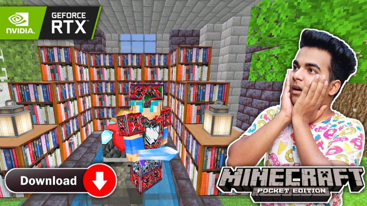 Best Texture Packs For Minecraft PE || RTX For MCPE - YouTube