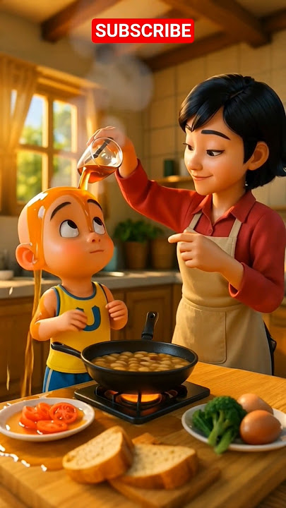 upin di siram air sama kak ros 😫😱 #trendingshorts #upinipin #funny