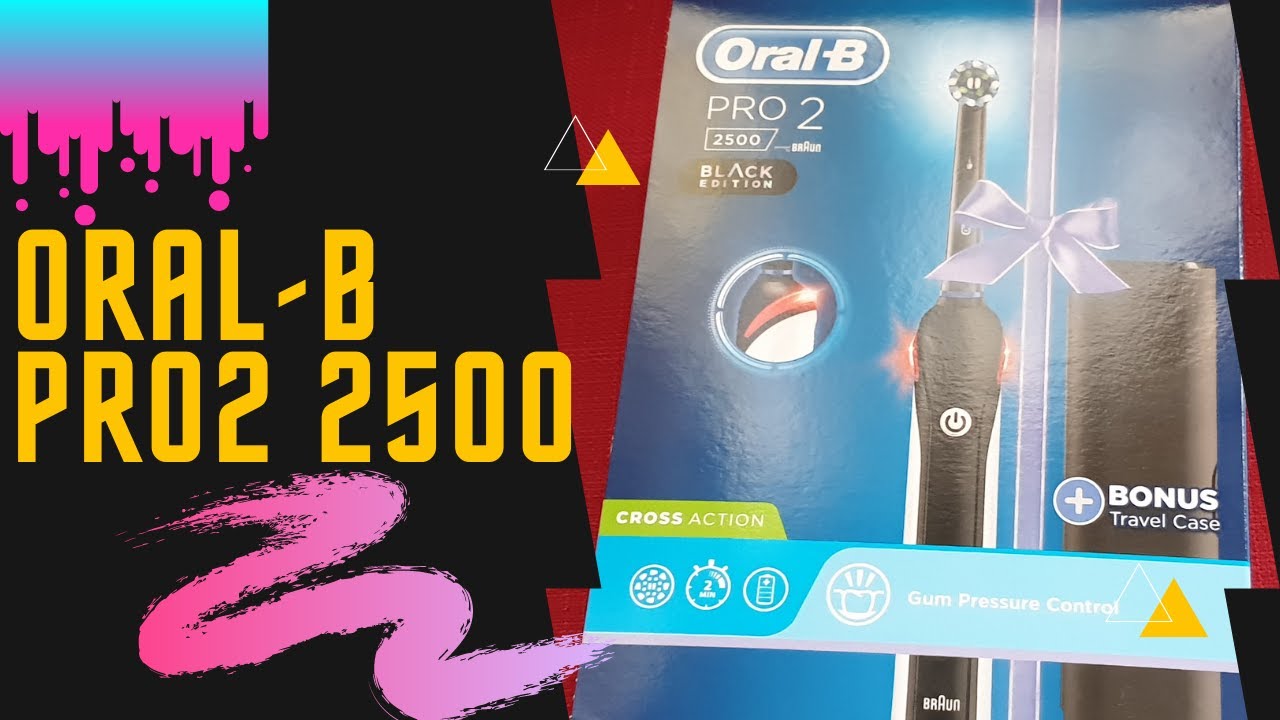 Oral-B Pro (Black Edition) toothbrush unboxing - YouTube