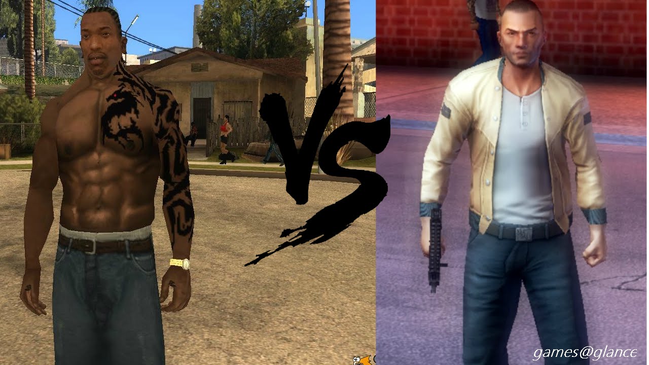 GTA San Andreas vs Gangstar Vegas Comparison Review #2 - YouTube