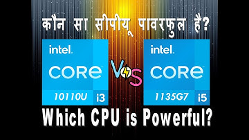 Intel i5 11th gen  1135g7 vs Intel i3 10th gen 10110u | Budget laptop Processor Comparison