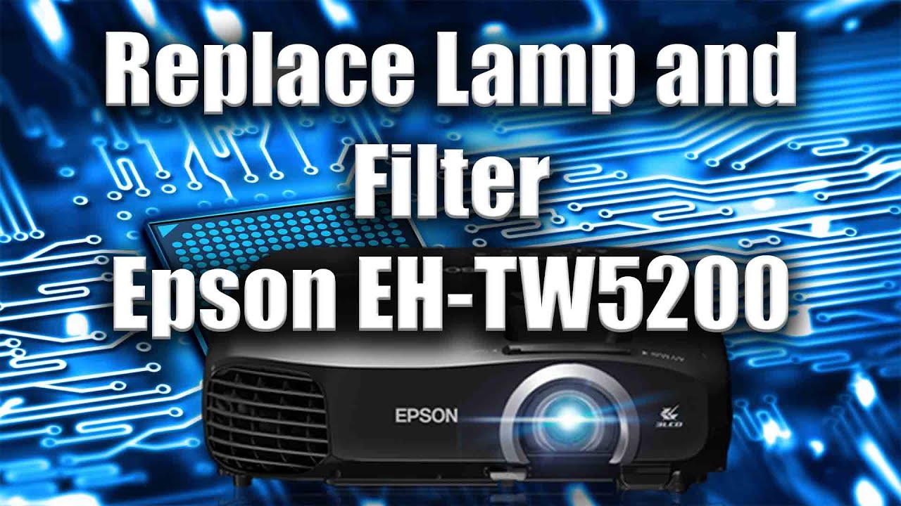 How to Replace Lamp and Filter - Epson EH TW5200 - AV Tutorial - Zany Geek