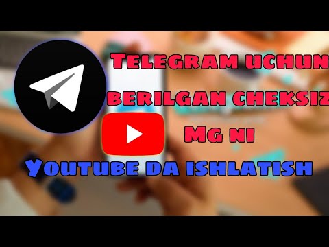 Telegram uchun berilgan cheksiz Mg You tube da ishlatish boomba video siz uchun juda kerakli