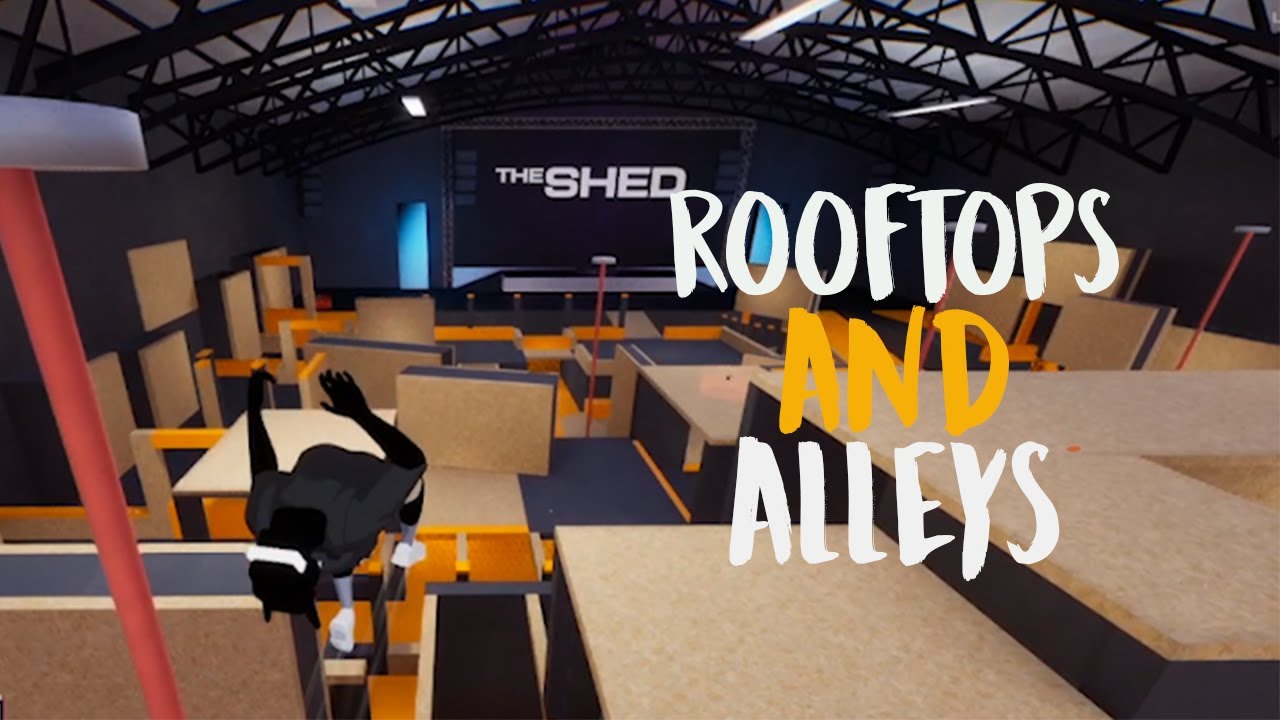 Tony Hawk Without A Skateboard!? - Rooftops & Alleys