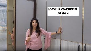 Ep17 | Luxury  Interior Design | Wardrobe Design Inside | Grey Wardrobe Design for Master Bedroom
