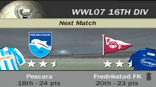 FIFA 07 | WWL 07 16th Division Week 22 Match 6 - Pescara vs Fredrikstad FK [AI vs AI]