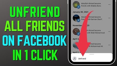 How to Unfriend All  Your Facebook Friends At Once in 2023 (Easy) | Remove All Facebook Friends
