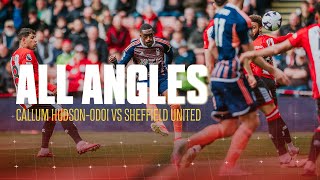 Every angle of Hudson-Odoi's STUNNING finish 🎯 | Sheffield United 1-3 Forest | Premier League