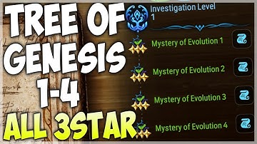 TREE OF GENESIS 1-4 (ALL 3STAR) - Epic Seven