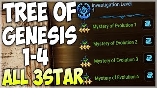 TREE OF GENESIS 1-4 (ALL 3STAR) - Epic Seven