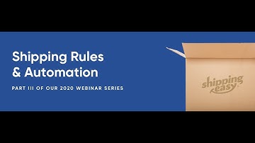 How to Ship: Shipping Rules and Automation