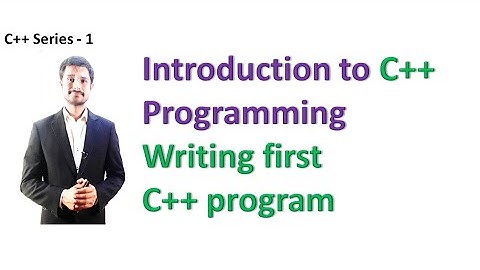Introduction to C++ programming | First C++ program | Haider Ashraf