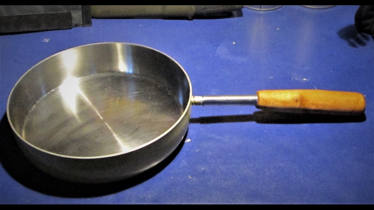Steel & Wood Handle for Fry Pan YouTube