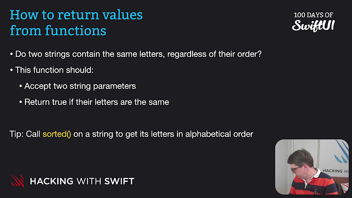 How to return values from functions – Swift for Complete Beginners