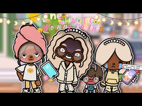 CHAOTIC MORNING ROUTINE 💤😱 | voiced!