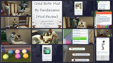 Sims 4 CHILDBIRTH Mod👶🏾👶🏾 By PandaSama {Early Access} Gameplay Mod Review