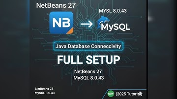 How to Connect MySQL 8.0.43 Database with NetBeans 27 | Step-by-Step JDBC Tutorial (2025)