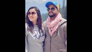 Suresh Raina With His Beautiful Wife Priyanka Chaudhary