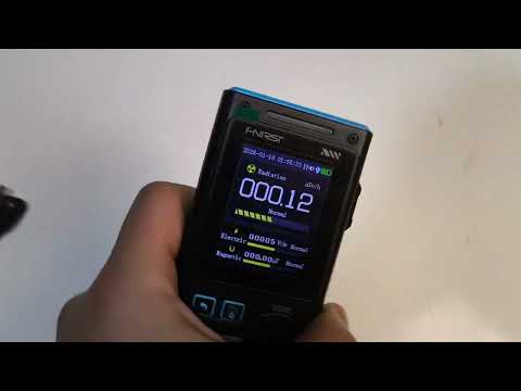 Радіаційний дозиметр FNIRSI GC-03 (3-в-1): гамма-радіація, електричне та магнітне поле, видео 1