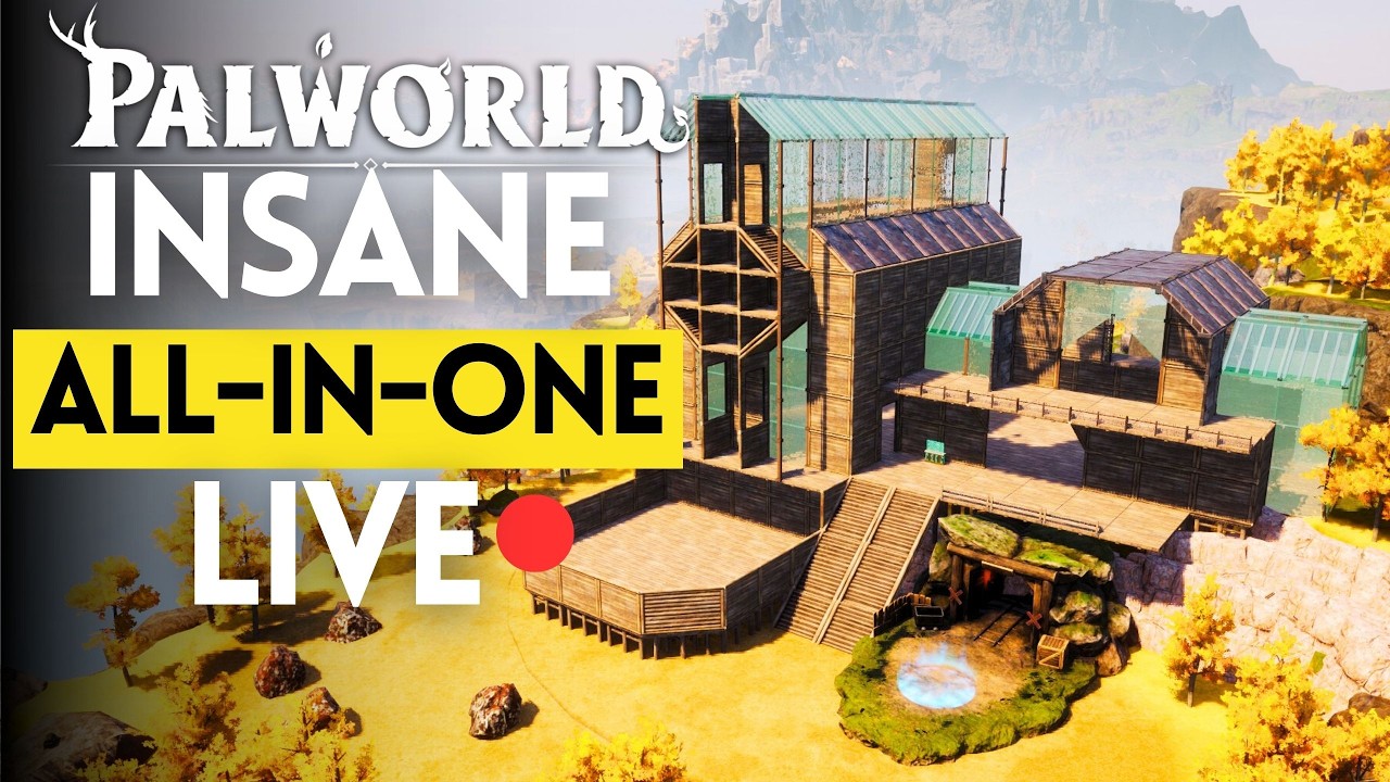 Jay´s building an INSANE All-in-One Steampunk Endgame Base in Palworld LIVE