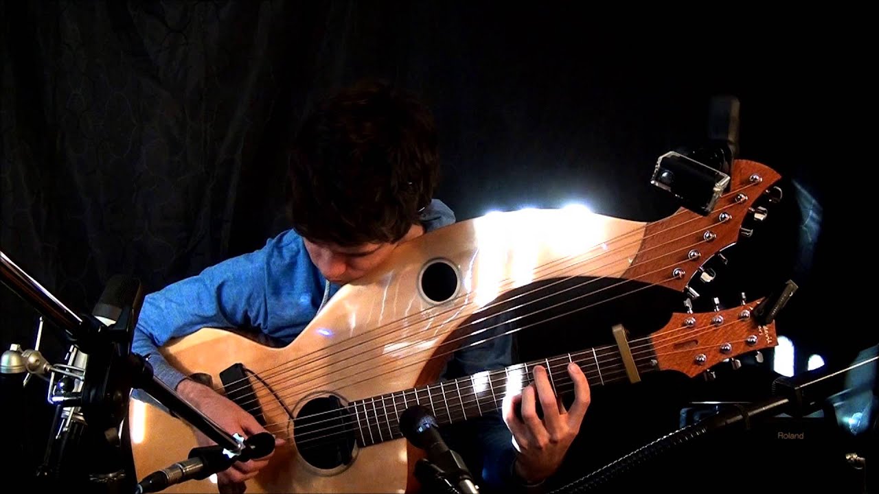 Amazing Day Coldplay Harp Guitar Jamie Dupuis YouTube