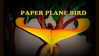 bird paper airplane wings fly looks flapping which
